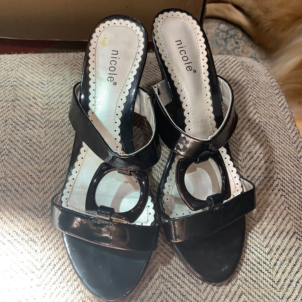 black heels